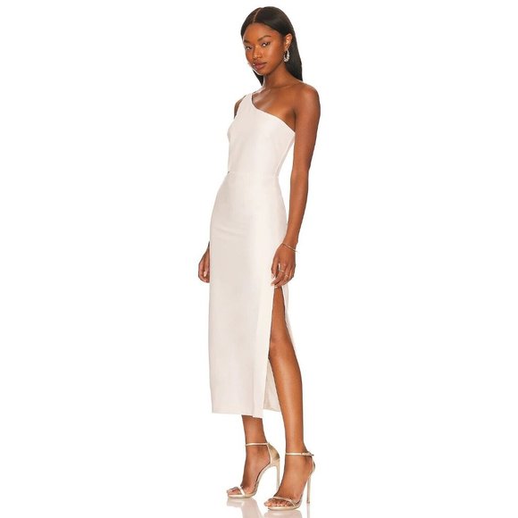 Bardot Women's White Jenna One Shoulder Dress Size XS - Picture 3 of 7